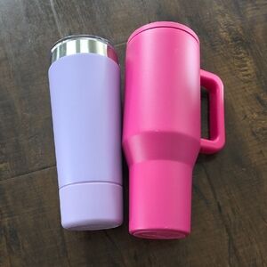 Pink and Purple Tumblers 5$15